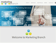 Tablet Screenshot of marketing-branch.com